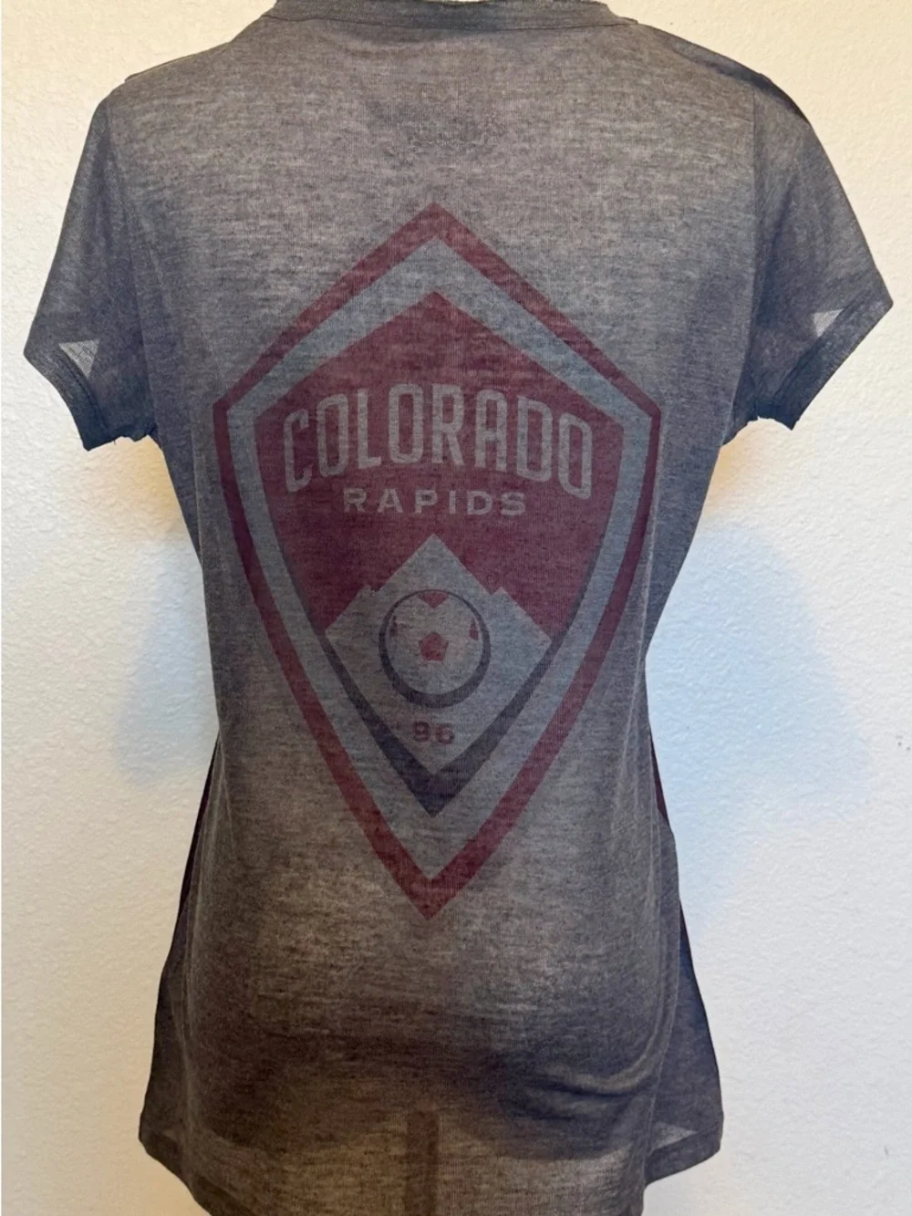 Colorado Rapids - Gray & Maroon Graphic Tee - Picture 1 of 5